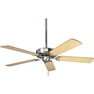 Airpro 52" Hanging Ceiling Fan in Brushed Nickel