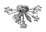 Allegri Constellation 3 Light 7 Inch Wall Sconce in Chrome