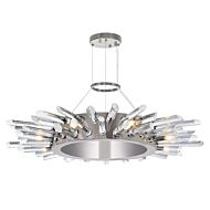 Thorns 8-Light Chandelier with Polished Nickel finish