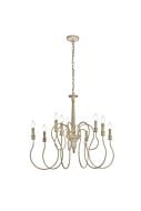 Flynx 9-Light Pendant in Weathered Dove