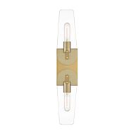 Bergen Beach 2-Light Wall Sconce in Brushed Gold
