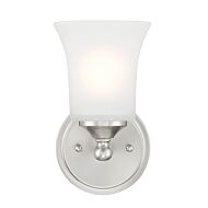 Bronson 1-Light Wall Sconce in Brushed Nickel