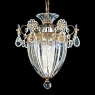 Schonbek Bagatelle Pendant in Etruscan Gold with Clear Heritage Crystals