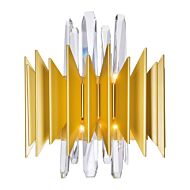CWI Cityscape 5 Light Wall Sconce With Satin Gold Finish