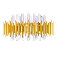 CWI Cityscape 7 Light Wall Sconce With Satin Gold Finish