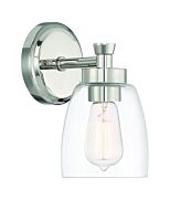 Craftmade Henning 1-Light Wall Sconce in Polished Nickel