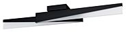 Isidro 1-Light LED Ceiling Mount in Structured Black