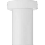 3In Cylinders 1-Light Adjustable Ceiling Mount in White