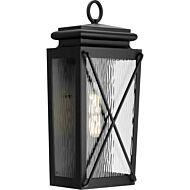 Wakeford 1-Light Outdoor Wall Lantern in Black