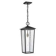 Marquis 1-Light Outdoor Hanging Lantern in Matte Black