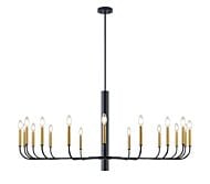 DVI Olivia 18-Light Chandelier in Multiple Finishes and Graphite
