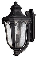 Hinkley Trafalgar 3-Light Outdoor Light In Museum Black