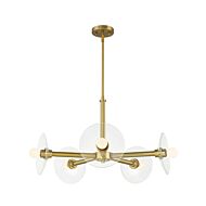 Litto 5-Light Chandelier in Brushed Gold
