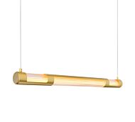 Neva 1-Light LED Chandelier in Satin Gold