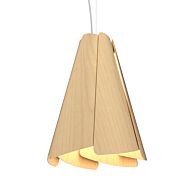 Stecche di Legno 1-Light Floor Lamp in Maple