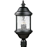 Ashmore 3-Light Post Lantern in Textured Black