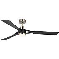 Belen 1-Light 60" Outdoor Ceiling Fan in Brushed Nickel