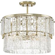 Chevall 3-Light Pendant in Gilded Silver