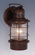 Hyannis 1-Light Outdoor Wall Mount in Burnished Bronze