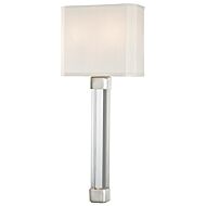 Hudson Valley Larissa 2 Light 22 Inch Wall Sconce in Polished Nickel