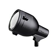 Hid High Intensity Discharge 1-Light Landscape Accent in Textured Black