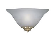Value Wall Sconce 1-Light Wall Sconce in Assorted Cap