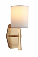 Craftmade Chatham 1-Light Wall Sconce in Satin Brass