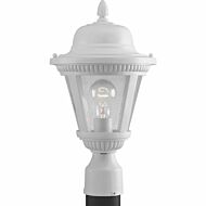 Westport 1-Light Post Lantern in White