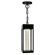 Rochester LED Outdoor Hanging Lantern in Black