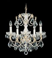 Century 5-Light Chandelier in French Gold
