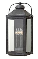 Hinkley Anchorage 4-Light Outdoor Light In Aged Zinc
