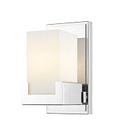 Z-Lite Peak 1-Light Bathroom Vanity Light In Chrome 
