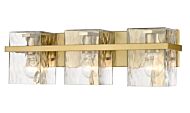 Z-Lite Bennington 3-Light Bathroom Vanity Light In Modern Gold