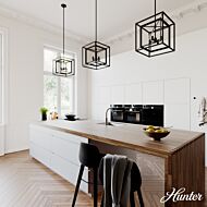 Hunter Doherty 4-Light Chandelier in Natural Iron