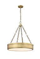 Anders 3-Light Pendant in Rubbed Brass