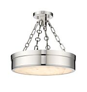 Anders 1-Light Semi Flush in Polished Nickel
