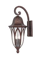 Berkshire 4-Light Wall Lantern in Burnished Antique Copper
