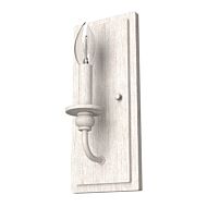 Southcrest 1-Light Wall Sconce in Distressed White