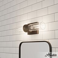 Hunter Lenlock 2-Light Bathroom Vanity Light in Noble Bronze