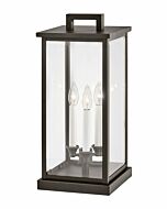 Hinkley Weymouth 3-Light Outdoor Light In Oil Rubbed Bronze