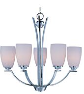Maxim Lighting Rocco 5 Light Chandelier in Polished Chrome