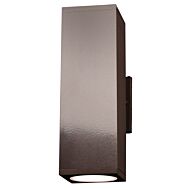 Access Bayside 2 Light 12 Inch Outdoor Wall Light in Bronze