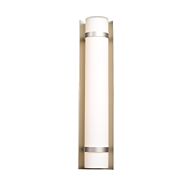Access Cilindro 18 Inch Outdoor Wall Light in Brushed Steel