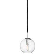 Hudson Valley Rousseau 10 Inch Pendant Light in Polished Chrome