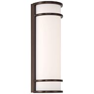 Cove 1-Light LED Outdoor Wall Mount in Bronze