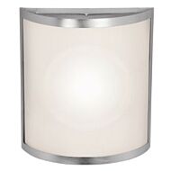 Access Artemis 2 Light 11 Inch Wall Sconce in Brushed Steel