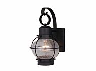 Chatham 1-Light Outdoor Wall Mount in Textured Black