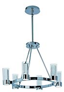 Maxim Lighting Sync 27.25 Inch 12 Light Chandelier in Polished Chrome