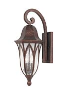 Berkshire 3-Light Wall Lantern in Burnished Antique Copper