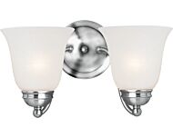 Basix 2-Light Wall Sconce in Polished Chrome